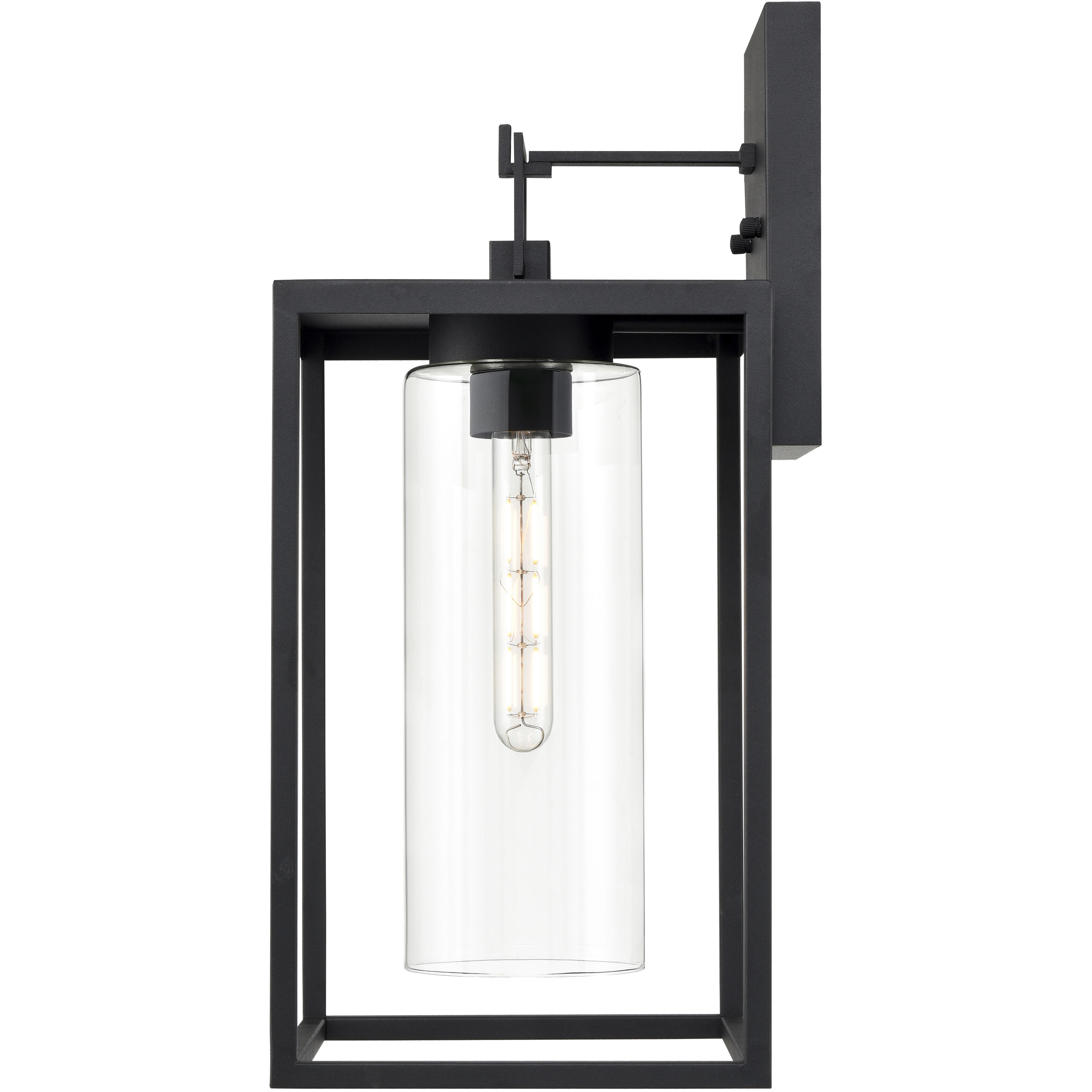 Ellway 1 Light 20 inch Textured Black Outdoor Wall Sconce